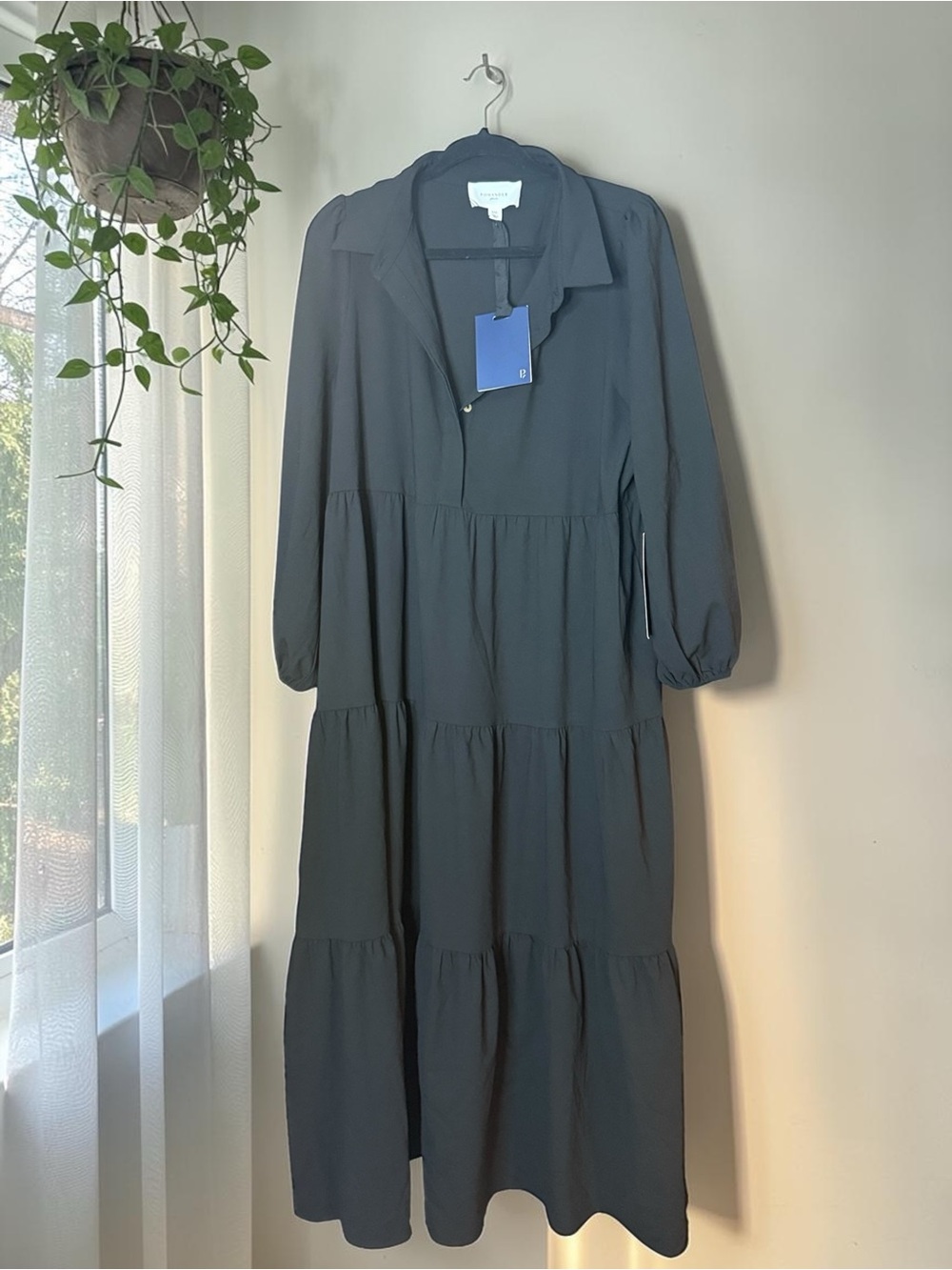 TUCKERNUCK Pomander Place Black Mabel Maxi dress NWT Size XXL $148